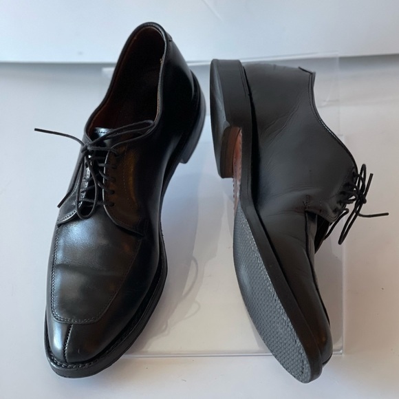 Allen Edmonds Men\'s Black Leather Oxford Lace Up Dress Shoes Delray, Sz 9A main image 5